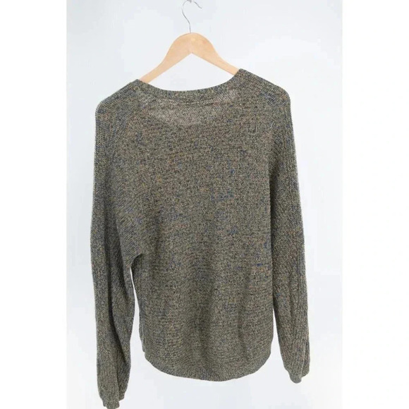 & other  stories 100% Cotton crew neck variegated blue and yellow sweater | XS - Picture 5 of 5